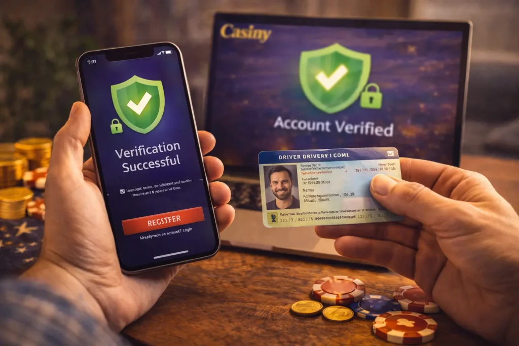 Casiny Account Verification and Security