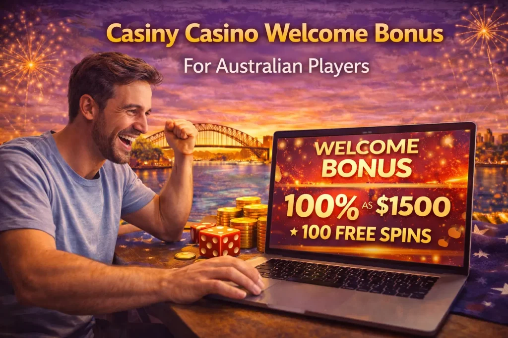 Casiny casino Welcome bonus