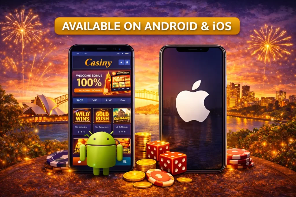 Casiny Casino App on Android and iOS