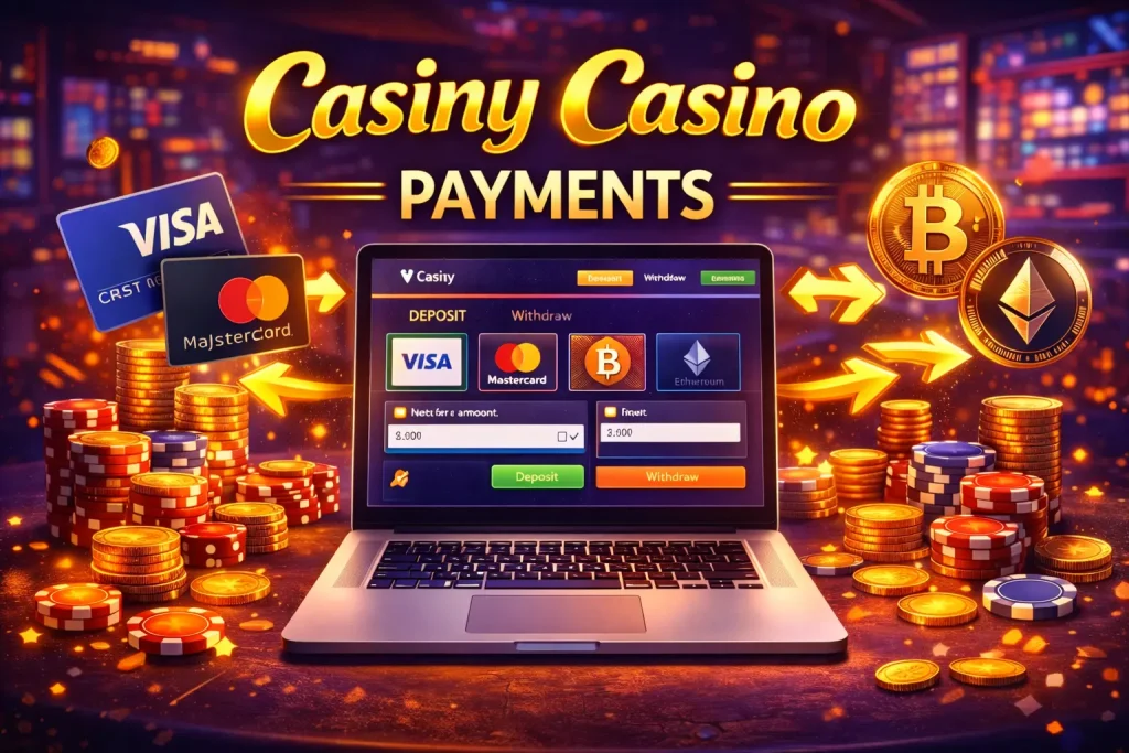 Casiny Casino Payment Methods